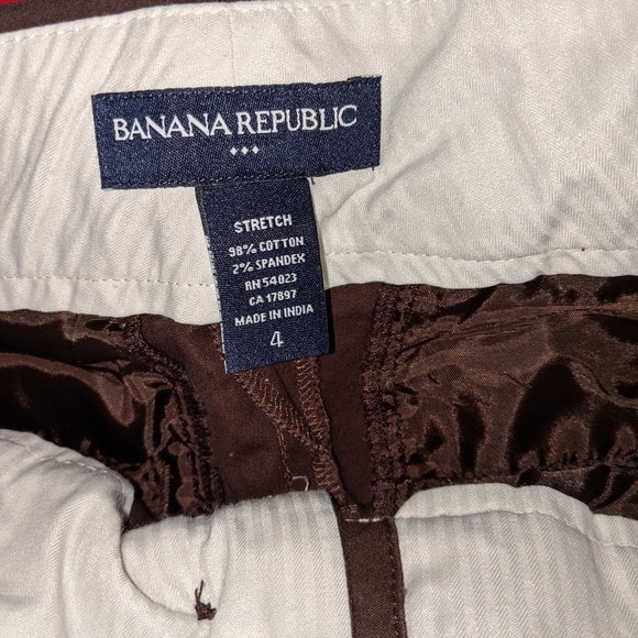 Banana republic chocolate brown pants - Picture 4 of 5